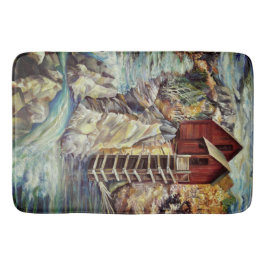 Tapete De Banheiro Rio Colorado Rocky Mountain River Crystal Mill
