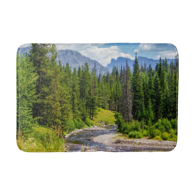 Tapete De Banheiro Rio North Fork Shoshone (Frente)