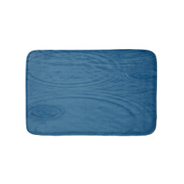 Tapete De Banheiro Ripais De Chuva (Ondas De Água Azul)