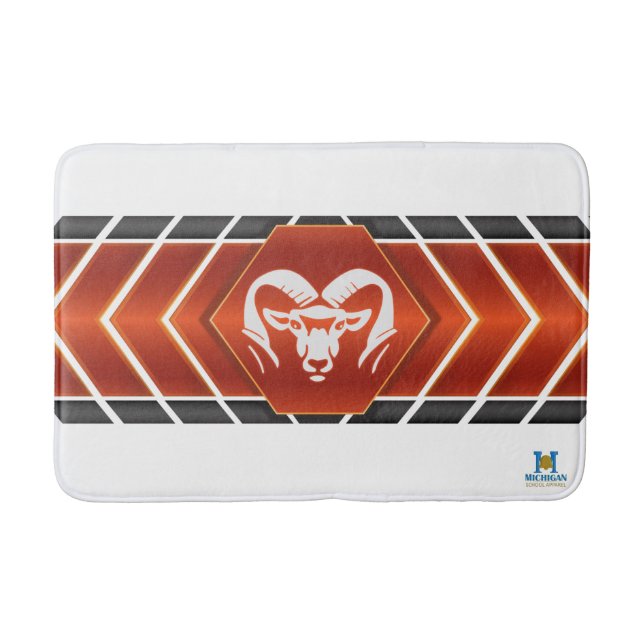 Tapete De Banheiro Rockford Rams #2 (Frente)