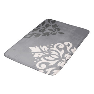Tapete De Banheiro Rolar Damask Art I Cream & Grays