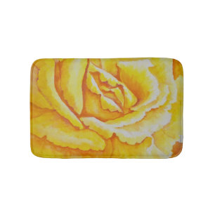 Tapete De Banheiro Rosa amarelo