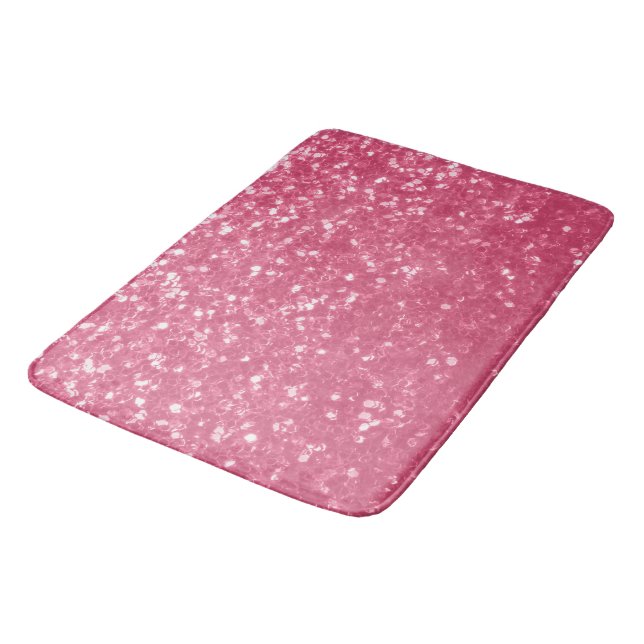 Tapete De Banheiro Rosa claro rosa falso brilho glitter (Angulado)