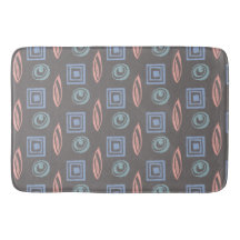 Rosa de Casa Azul com Padrão Inscrito Retroativame