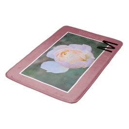 Tapete De Banheiro Rosa Dourada Amarela Rosa Monograma