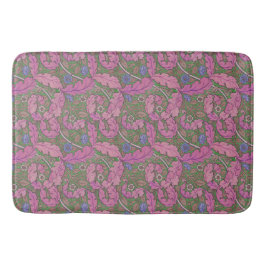 Tapete De Banheiro Rosa e verde floral William Morris Acanthus e Rosa