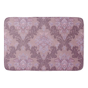 Tapete De Banheiro Rosa Lavanda Empoeirada Lilás Mauve Damask Elegant