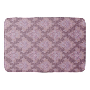 Tapete De Banheiro Rosa Lavanda Empoeirada Lilás Mauve Damask Elegant