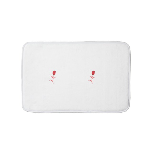 Tapete De Banheiro Rosa Madder, Lava Vermelho, Design floral (frente)