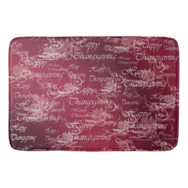 Tapete De Banheiro rosa, ouro, prata, agradecimento, flores, floral,