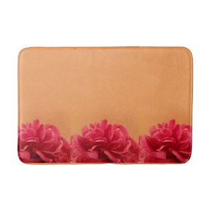 Tapete De Banheiro Rosa quente alaranjado Pastel floral