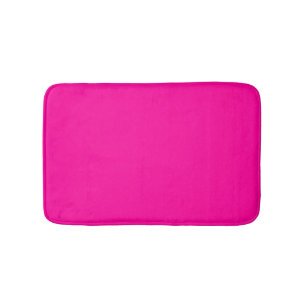 Tapete De Banheiro Rosa Quente Sólido
