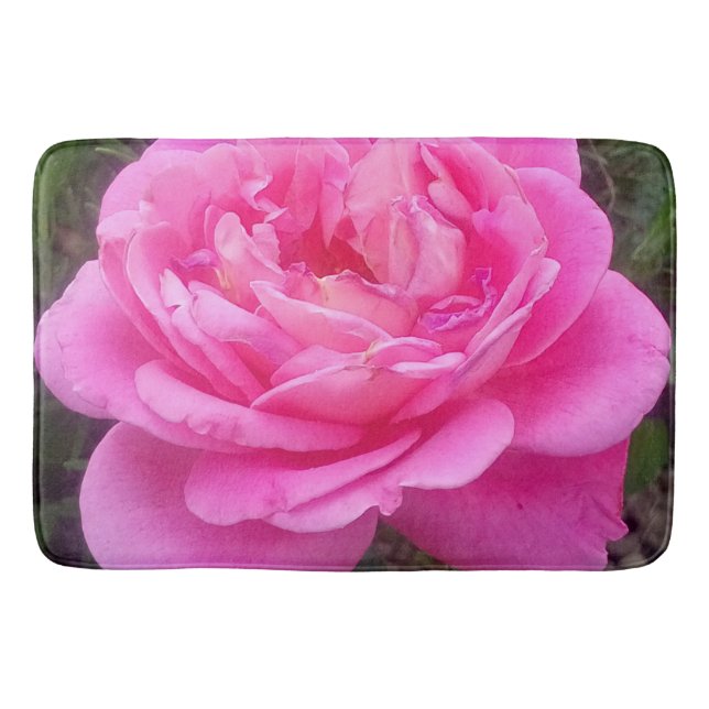 Tapete De Banheiro Rosa rosa rosa "Leonardo Da Vinci" (Frente)