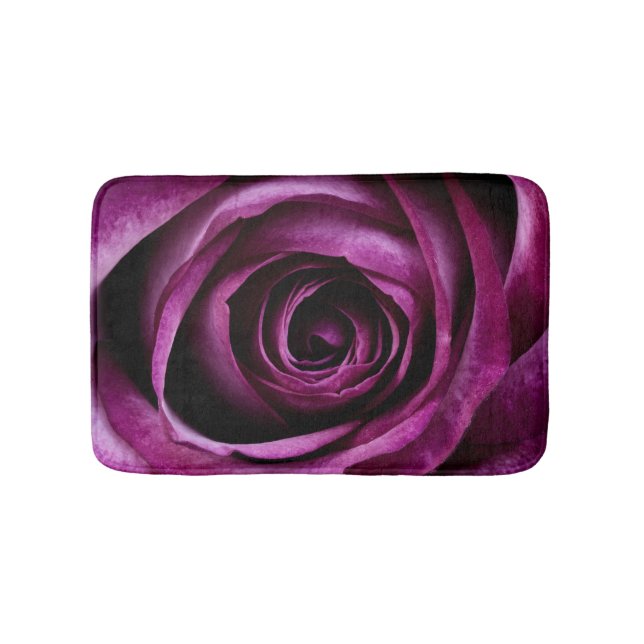 Tapete De Banheiro Rosa Roxa Escura (frente)