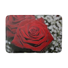 Tapete De Banheiro Rosa vermelha bonita