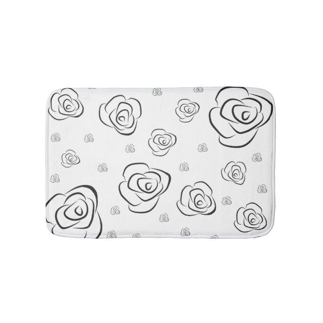 Tapete De Banheiro Rosas (frente)