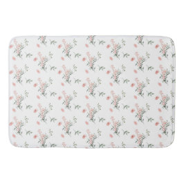 Tapete De Banheiro Rosas Rosa Elegantes De Aquarela Bath Mat