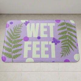 Tapete De Banheiro Roxo Pastel Fofo Natureza