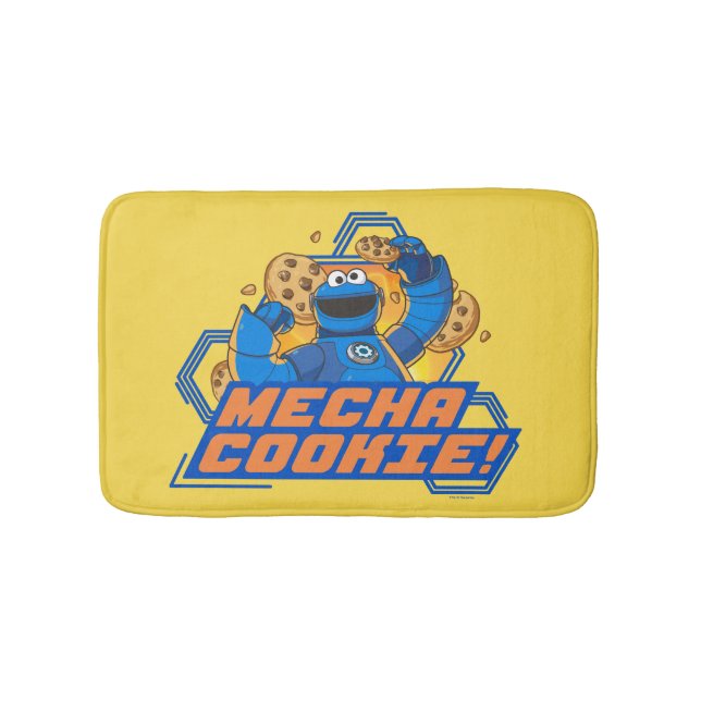 Tapete De Banheiro Rua Sésamo | Cookie Monster Mecha Cookie! (frente)