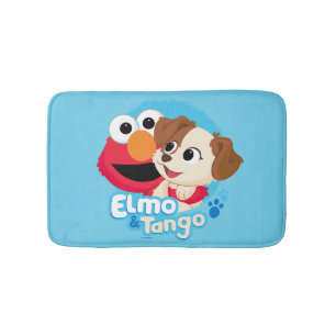 Tapete De Banheiro Rua Sésamo Crachá Elmo & Tango