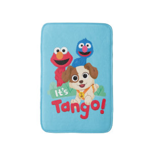 Tapete De Banheiro Rua Sésamo É Tango com Elmo & Grover