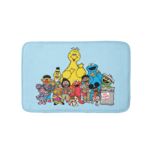 Tapete De Banheiro Rua Sésamo Sesame Pals Saindo
