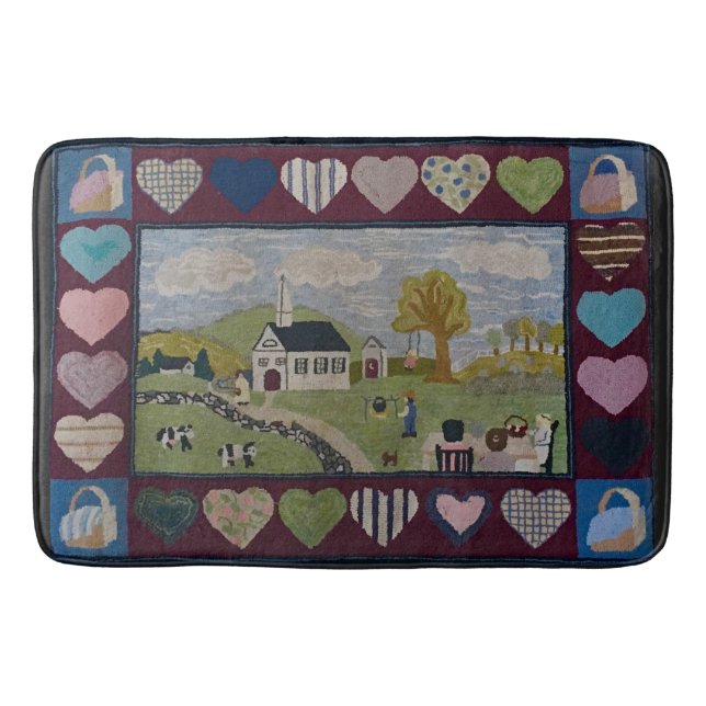 Tapete De Banheiro Rug com vinco (Frente)