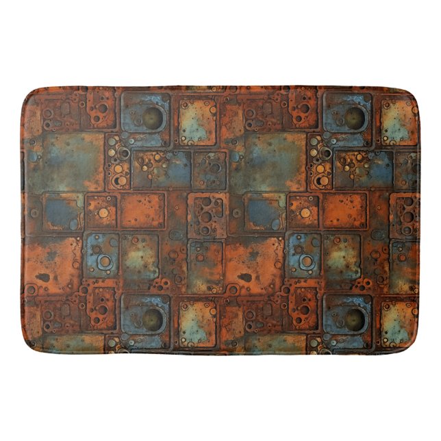 Tapete De Banheiro Rusty Iron Bath Mat (Frente)