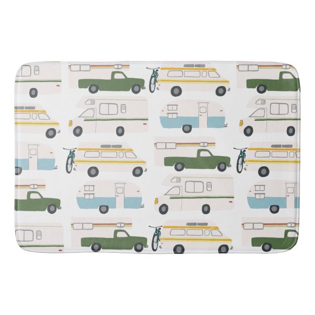 Tapete De Banheiro RV Campervan vanlife Motorhome Trailer PERSONALIZA (Frente)