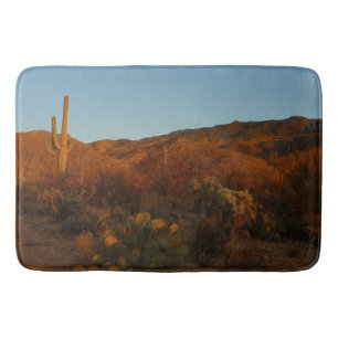 Tapete De Banheiro Saguaro Sunset I Arizona Desert Landscape