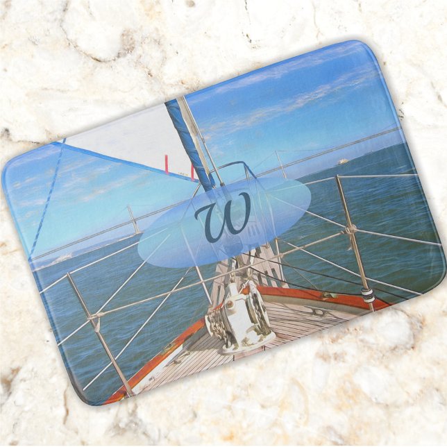 Tapete De Banheiro San Francisco Sailing 0869 (Criador carregado)