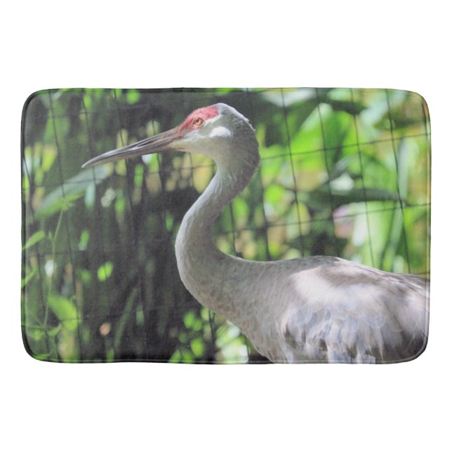Tapete De Banheiro Sandhill Crane (Frente)