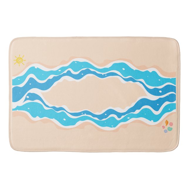 Tapete De Banheiro SANDY Beach Towel (Frente)