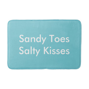 Tapete De Banheiro Sandy Toes Salty Bath Matt