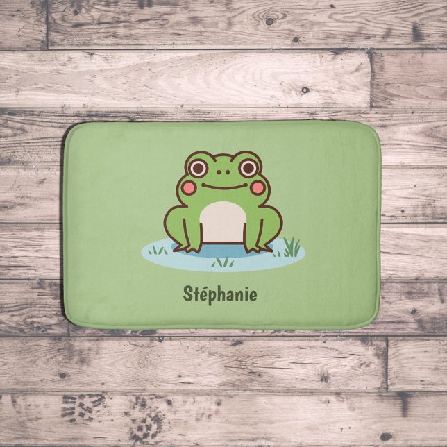 Tapete De Banheiro Sapo (Cute Frog Bath Mat)