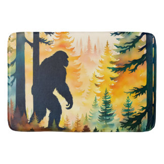 Tapete De Banheiro Sasquatch Autumn Landscape Sunset