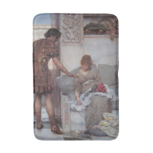 Tapete De Banheiro Saudação Silenciosa (por Lawrence Alma-Tadema)