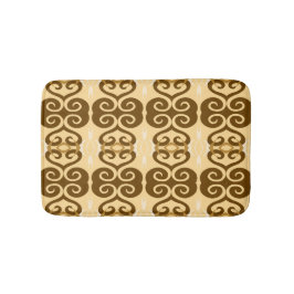 Tapete De Banheiro Savana Mocha Moderno Geométrico Africano