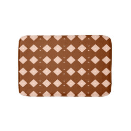 Tapete De Banheiro Savana Mocha Moderno Geométrico Africano