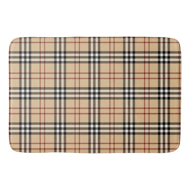 Tapete De Banheiro Scottish Tartan Pattern     (Frente)