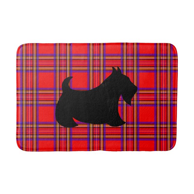 Tapete De Banheiro Scottish Terrier Scotty Dog Bath Mat Bathroom Rug (Frente)