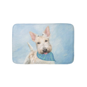 Tapete De Banheiro Scottish Terrier Wheaten Dog Painting