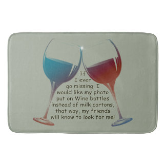 Tapete De Banheiro Se eu vou nunca faltar, divertimento que diz a