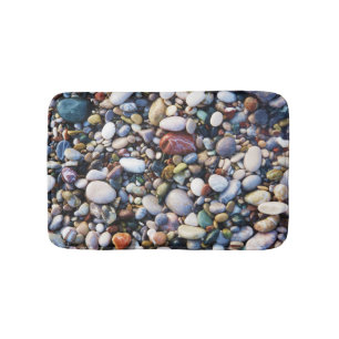Tapete De Banheiro Sea Pebbles Beach Stones Rhodes Grécia