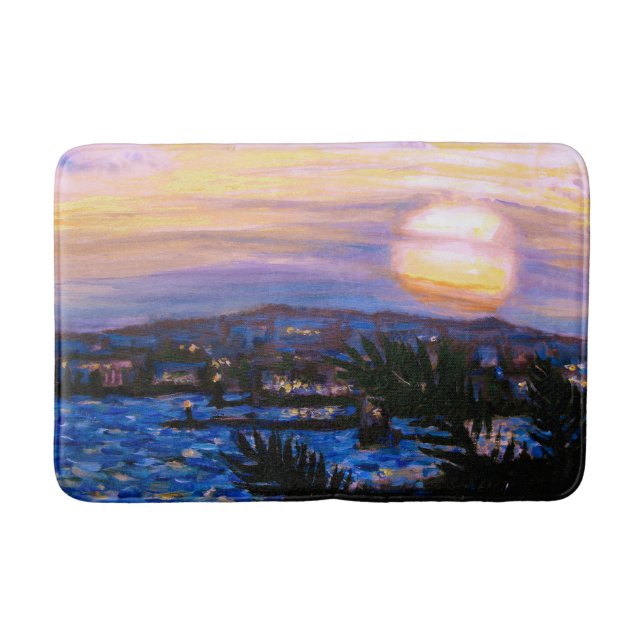 Tapete De Banheiro Seas Quentes Sunset (Frente)