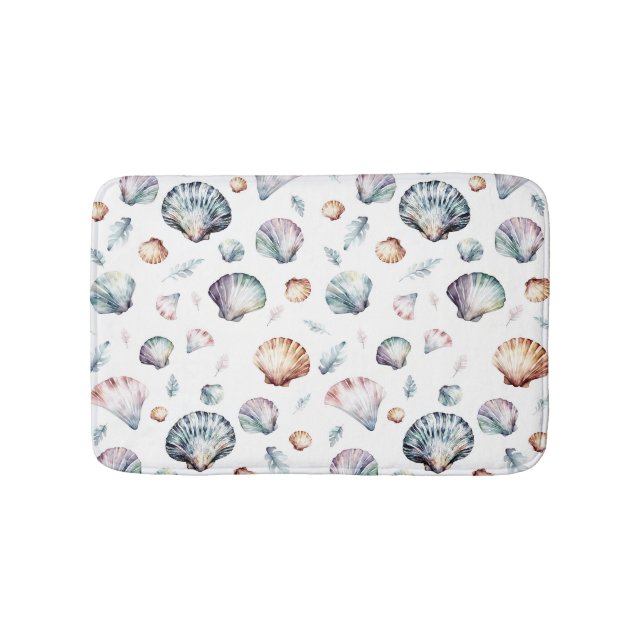 Tapete De Banheiro Seashell Ocean Beach Sea Shell Design 358 (frente)