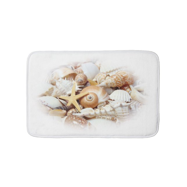 Tapete De Banheiro Seashells Bath Mat (frente)