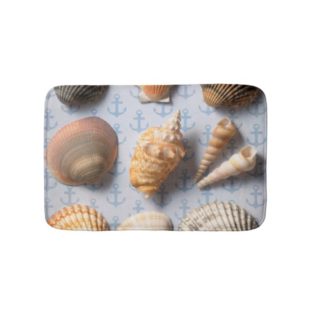 Tapete De Banheiro Seashells no contexto da âncora (frente)