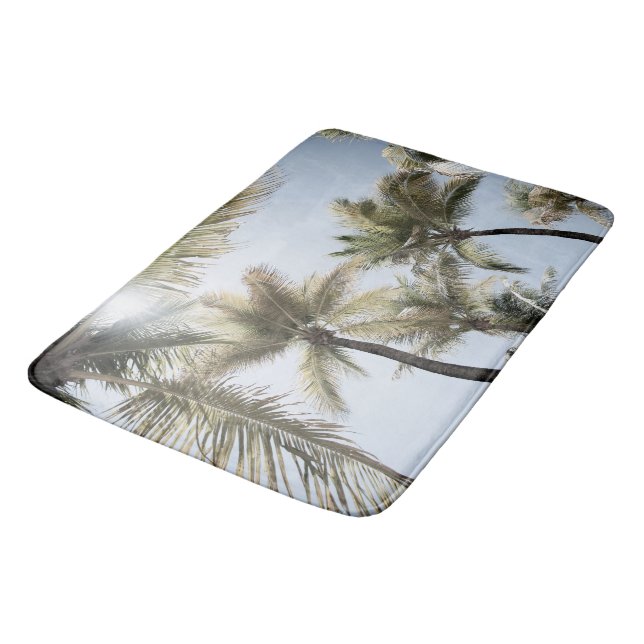 Tapete De Banheiro Selva de Palmas Sunlix #1 #tropical #wall #art (Angulado)