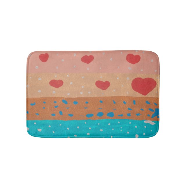Tapete De Banheiro Sementes de Bath Mat Amor (frente)